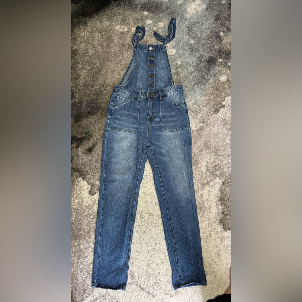 Blue Denim Overalls